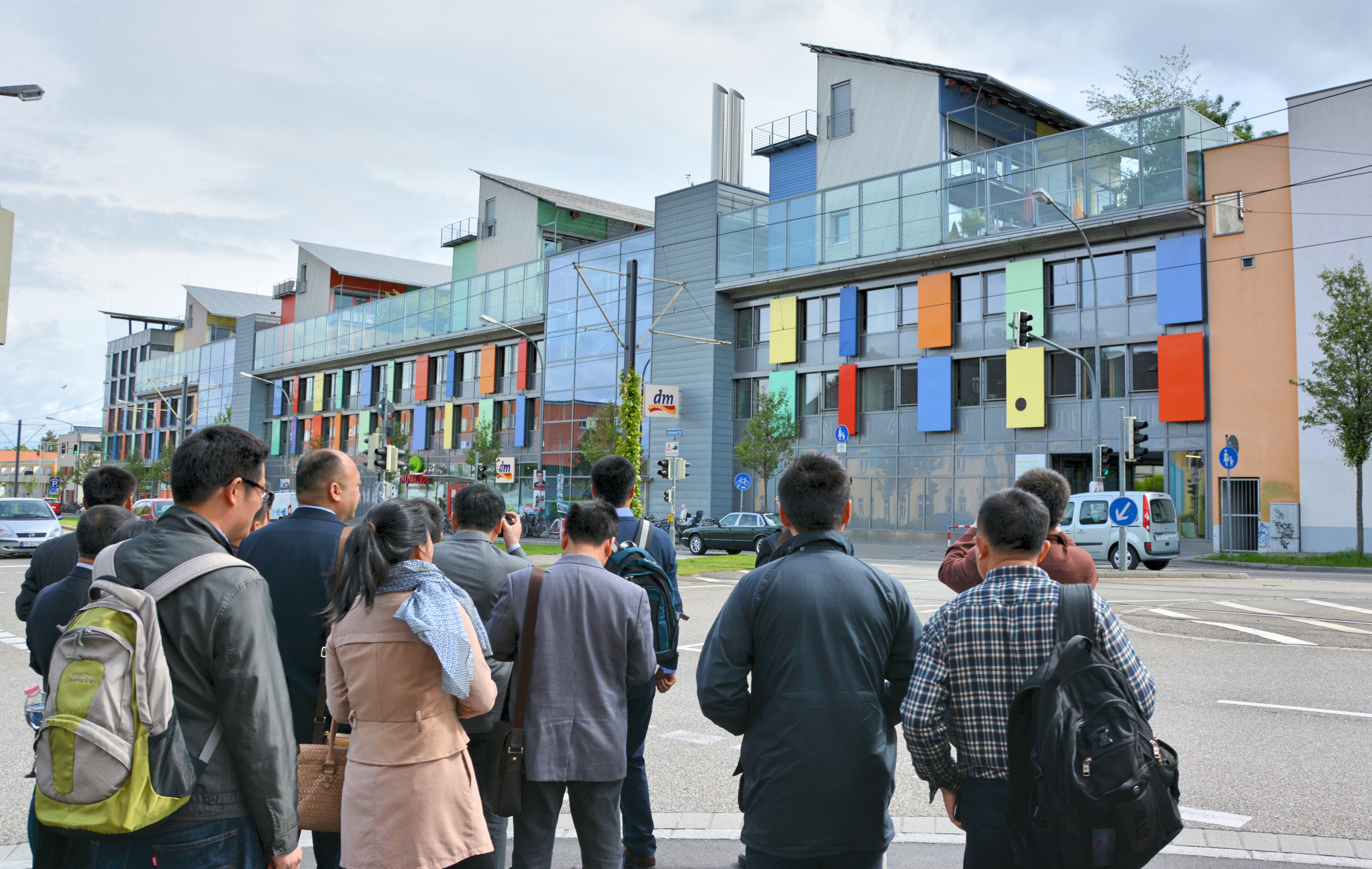 Besuch in einem Green-Building-Kontext